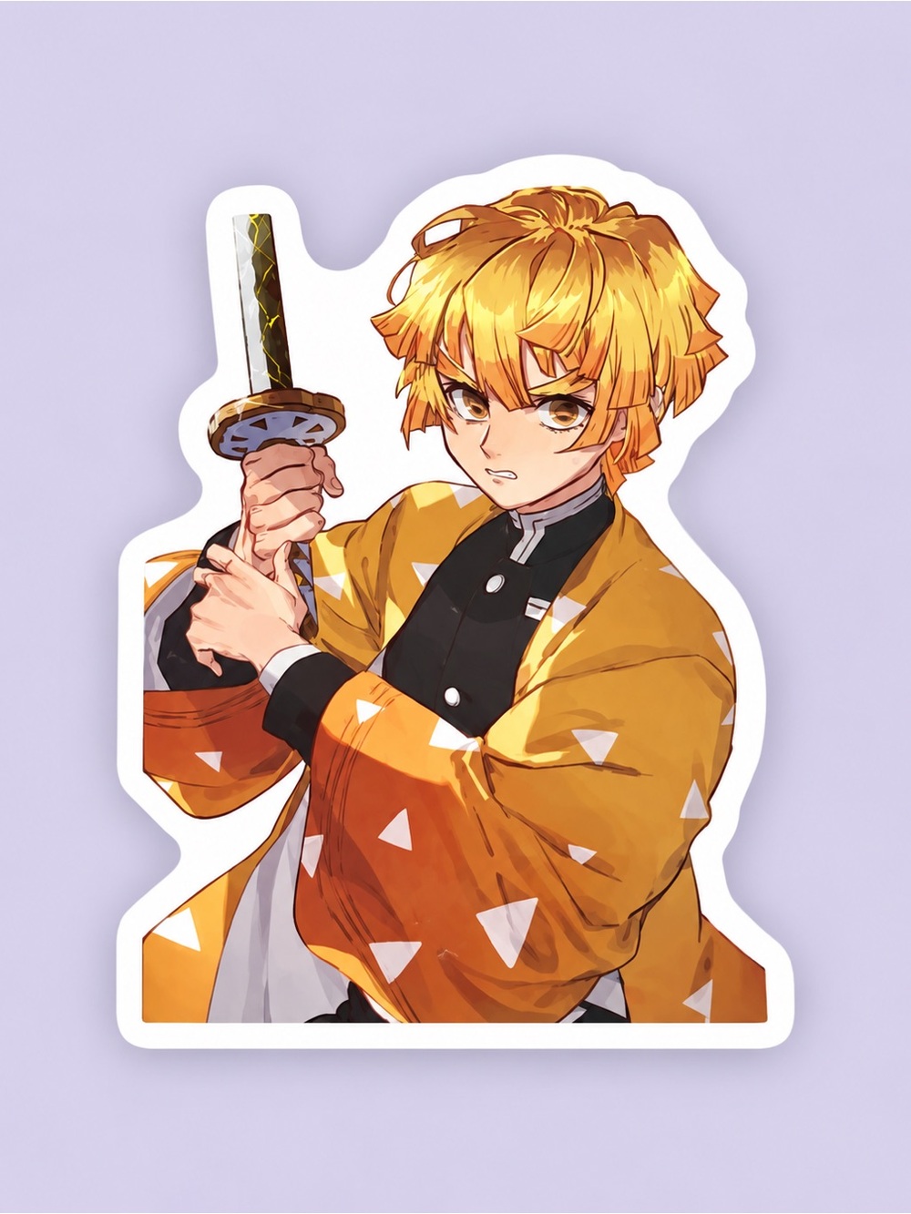 Zenitsu Agatsuma | Demon Slayer | Anime Vinyl Sticker